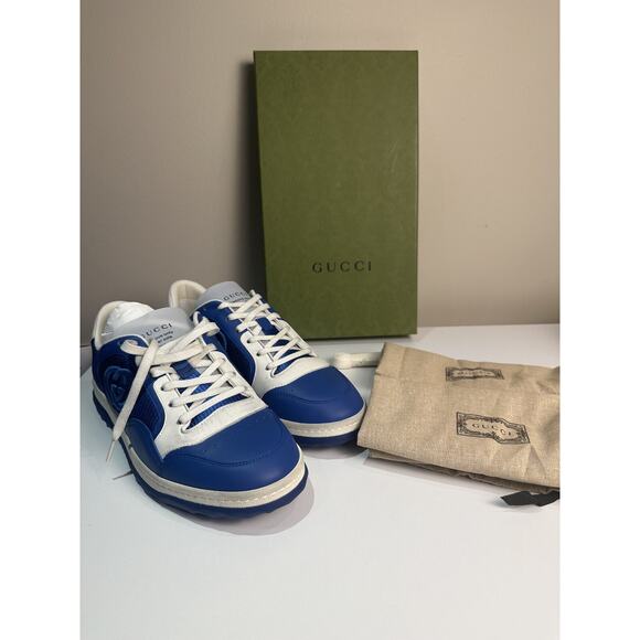 Gucci Mac80 Leather Sneaker Men's Size UK9 US9.5 - Picture 1 of 7